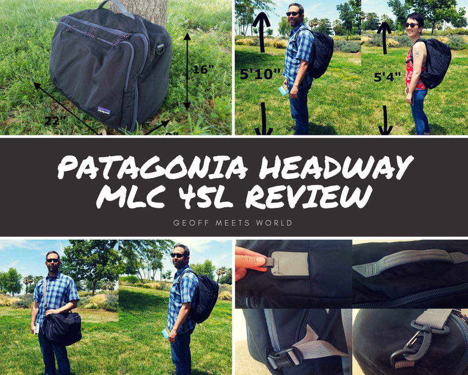Patagonia headway mlc 45L review